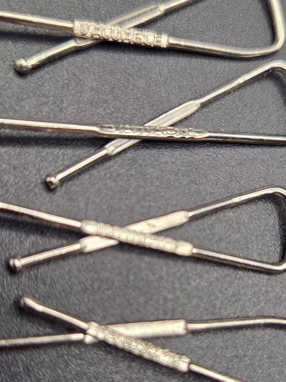 Metal X-Clips Valuable Handsome Paperclip Zipper Pull Money Clip Collar Clips 4